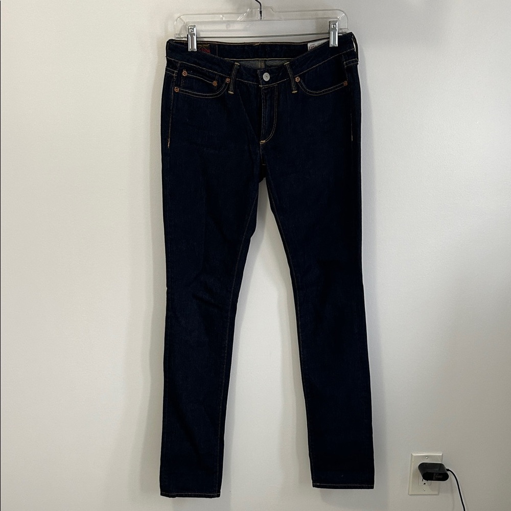 Evisu Dark Wash Skinny Jeans